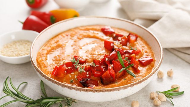 Reteta Humus Cu Ardei Copt