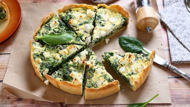 Reteta Quiche Lorraine Cu Spanac Si Feta