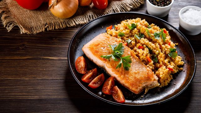 Reteta Somon Copt, Cous-cous Cu Legume