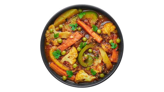 Reteta Curry De Legume Cu Orez Si Rodie